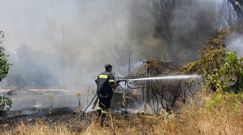 Εύβοια: Πυρκαγιά σε δασική έκταση στην Ιστιαία